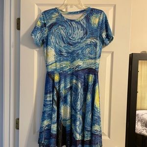 Short Starry Night Dress